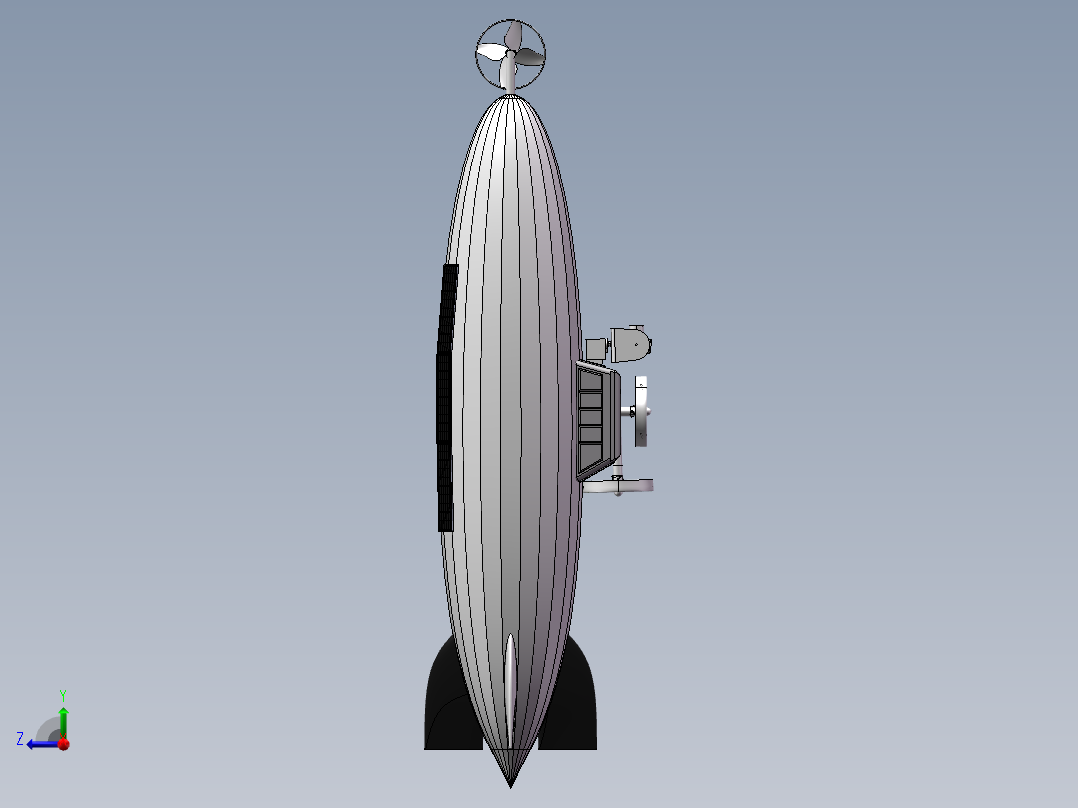 太阳能飞艇-1641832--50右视图