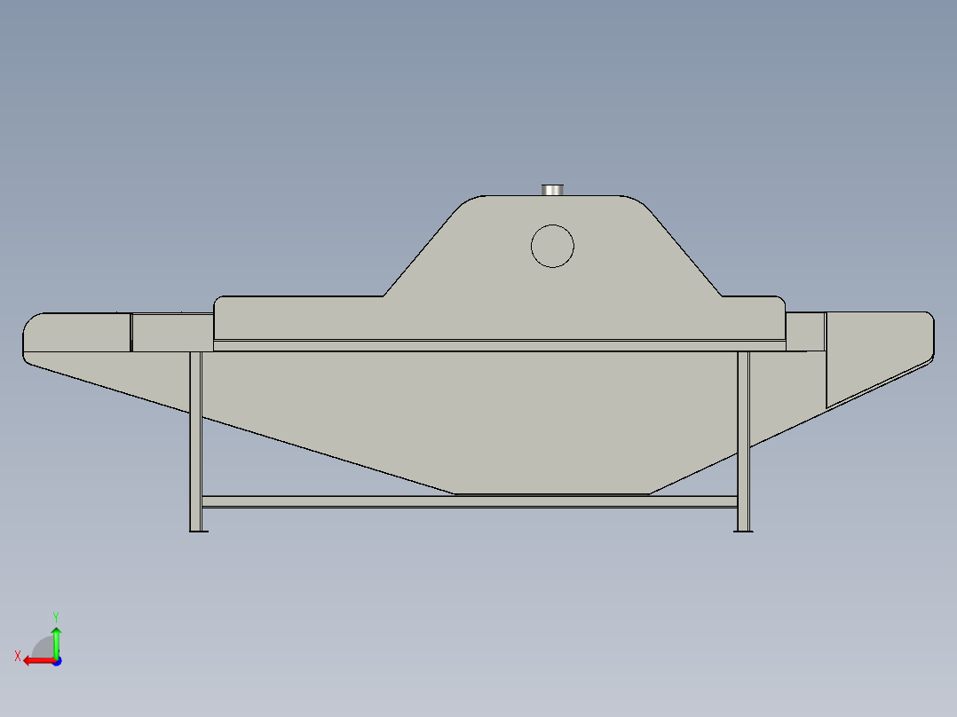 消毒液浸泡式杀菌装置后视图