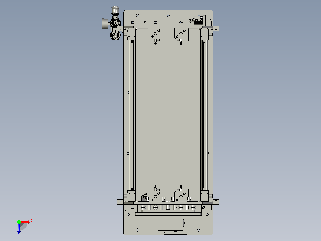 清洁机本体俯视图