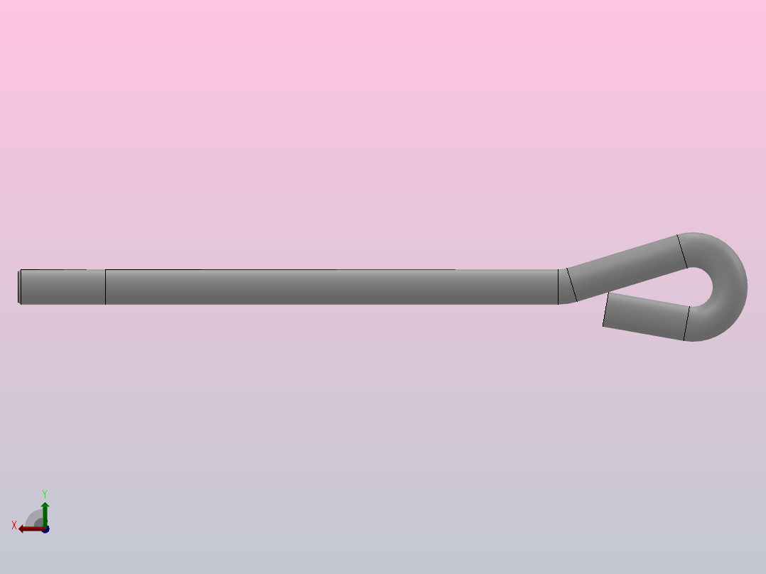 地脚螺栓A型_AM24×500后视图