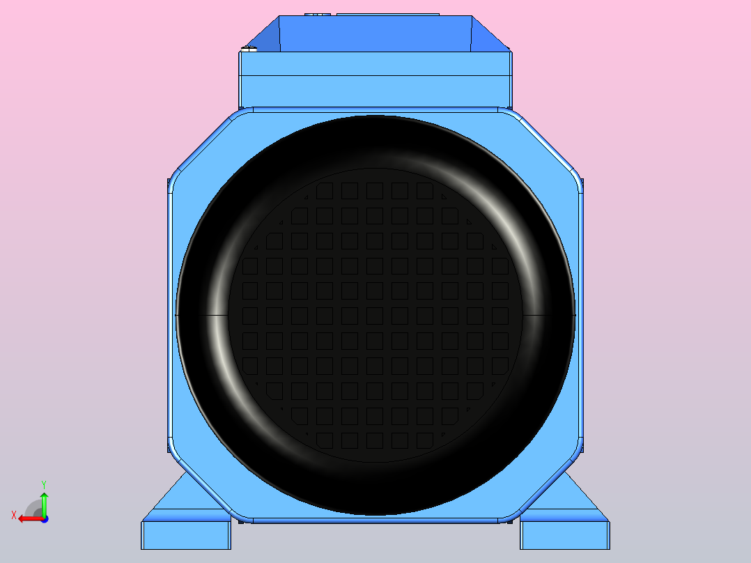 IM B3 H80-180(YE2、YE3)通用电机[YE2-90L-4-B3] (2)后视图