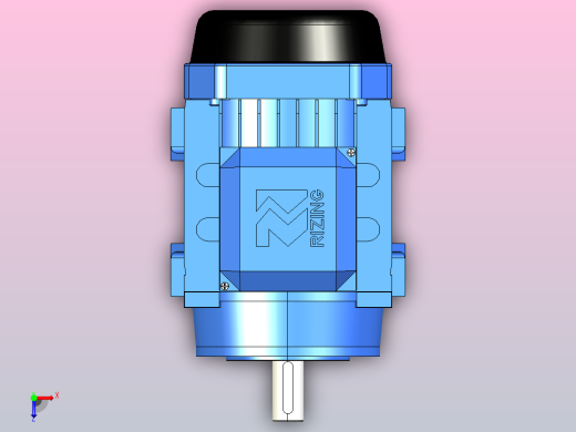 IM B3 H80-180(YE2、YE3)通用电机[YE2-90L-4-B3] (2)俯视缩略图