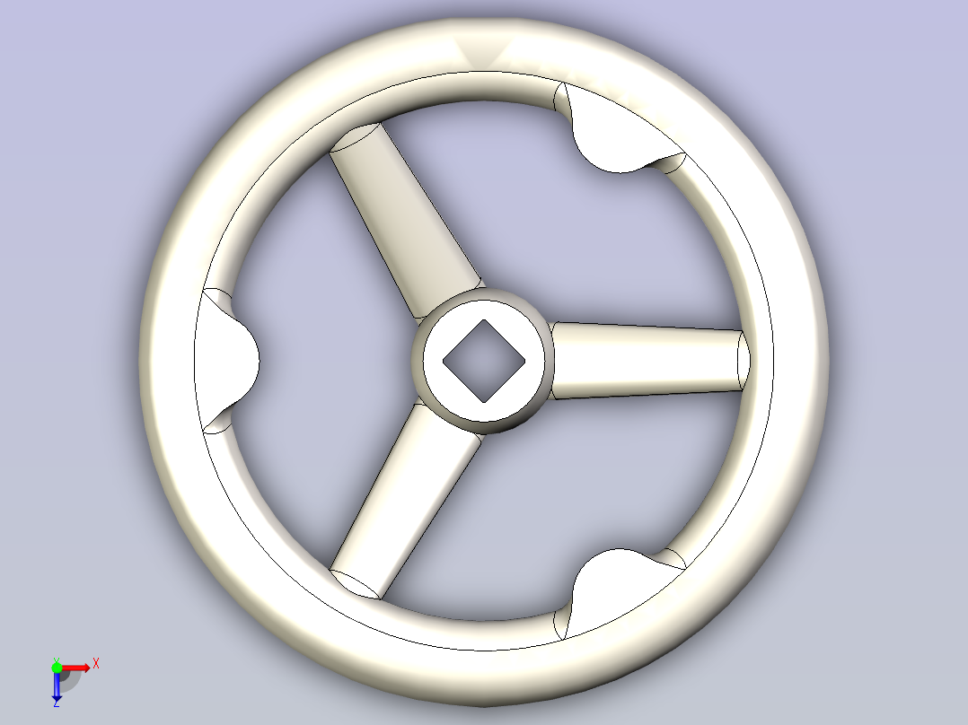 CB╱T 3530-1993[G型手轮G160-14G]俯视图