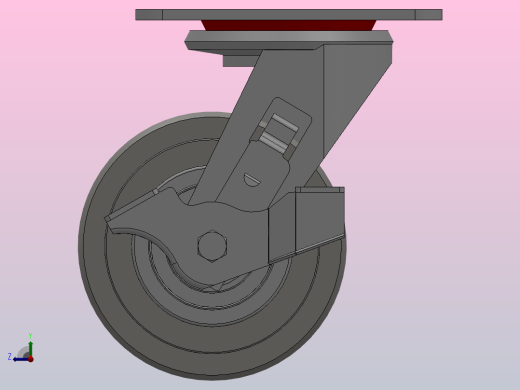 Z13-01A-150-102W重型轮[Z13-01A-100-102W]脚轮右视缩略图