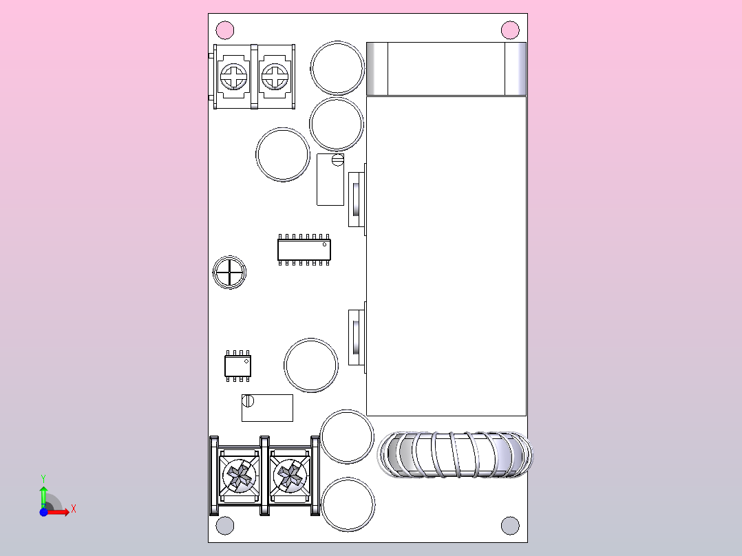 降压转换器 600W DC12-75V 25A前视图