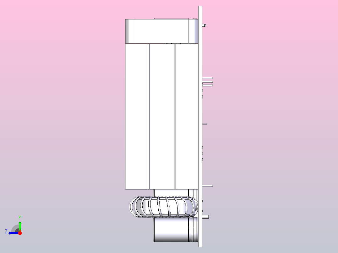 降压转换器 600W DC12-75V 25A右视图