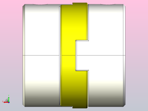 LZQG-不锈钢十字滑块顶丝联轴器[LZQG-34×34-6K×6]后视缩略图