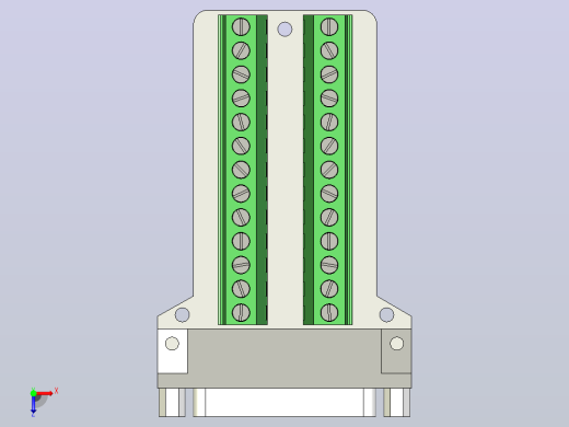 Swellder连接器Db25 D-sub母插头25针端口2排端子分线PCB板俯视缩略图