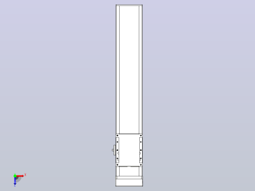 滚珠丝杠直线轴带导轨全封闭TPA-HCR-105D-1610C-L450-MP-C-P40-N3俯视缩略图