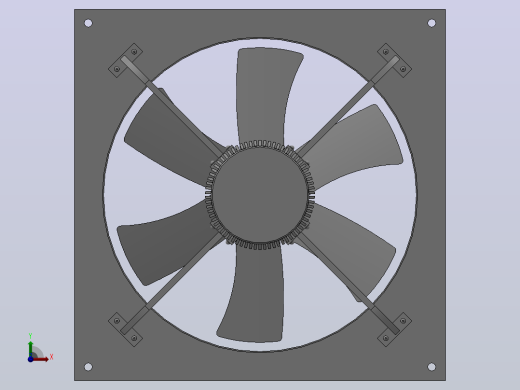 LKZ50№5.0N轴流风机[LKZ50№5.0N]后视缩略图