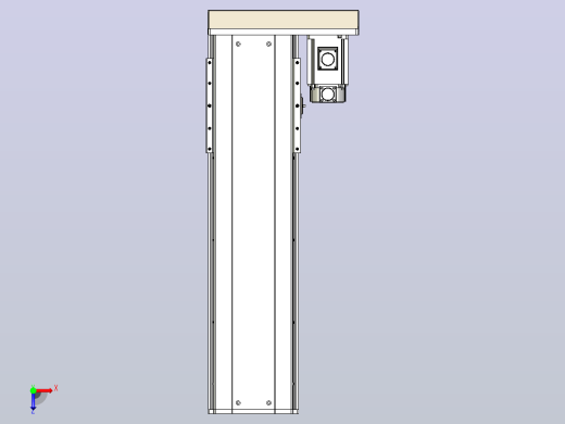 日规模组半封闭丝杆TPA-HNR-220D-3210C-L550-ML-C-P1K-N3俯视缩略图