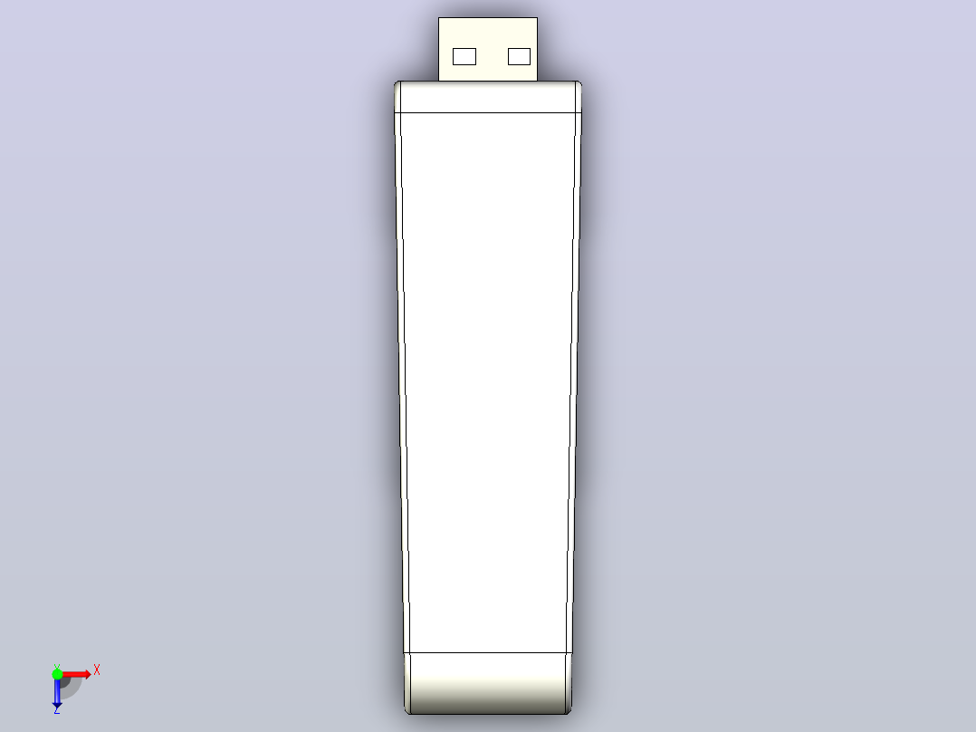 USB调制解调器俯视图
