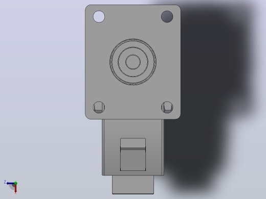Z01-01B-125-304G普通工业轮[Z01-01B-125-304G]脚轮俯视缩略图