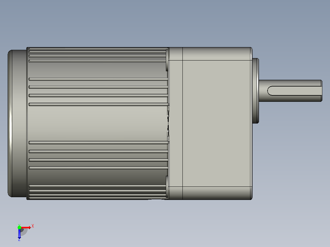 3IK15+3GN3-15K3IK-15W小型调速电机俯视图