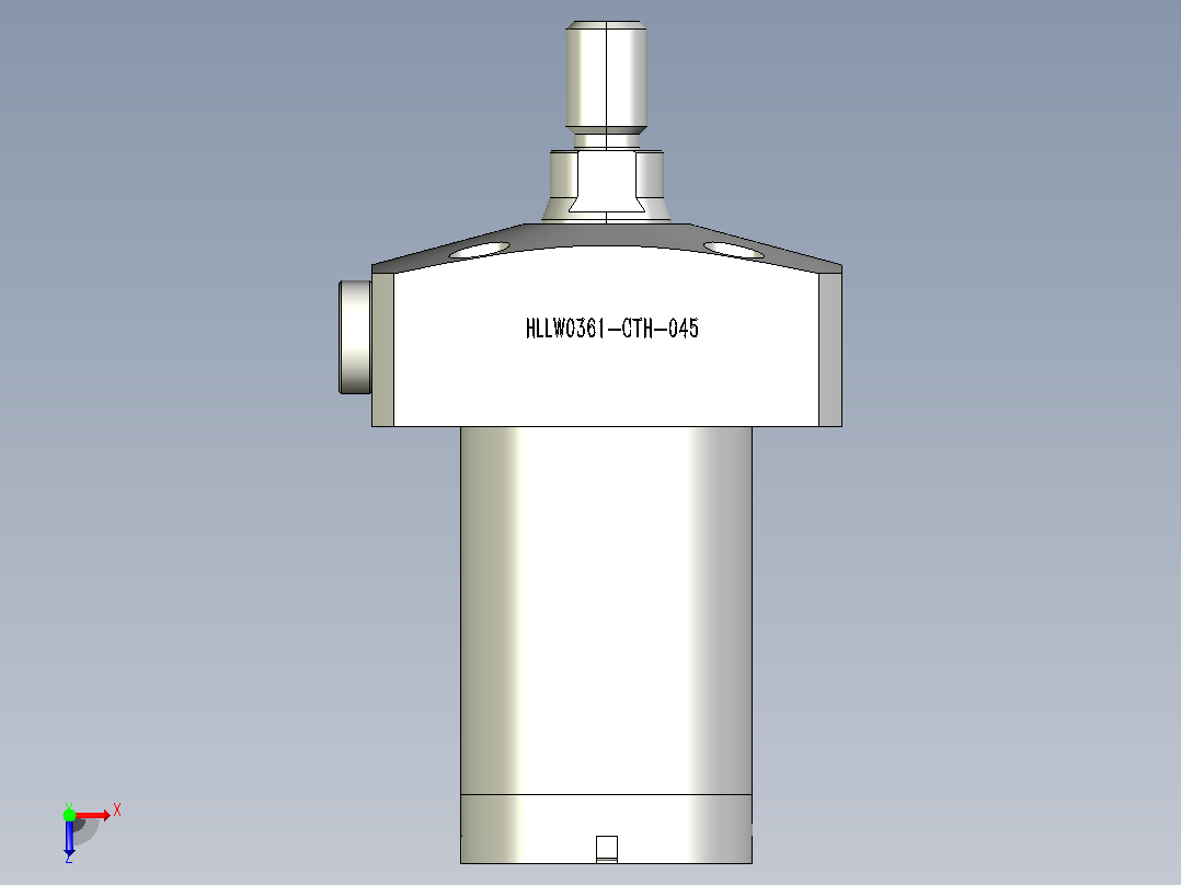 HLLW0361-CTH-045气检夹紧器俯视图