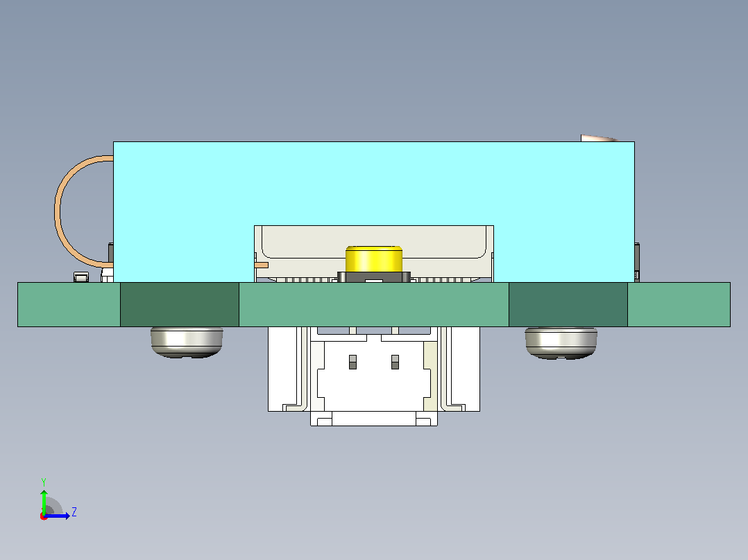 Heltec V3 (ESP32 LoRa)简化模块左视图