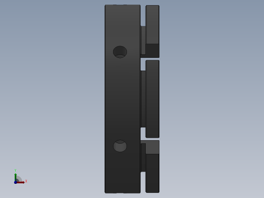 NKA开槽锁紧螺母[NKA M80×2.0]前视缩略图