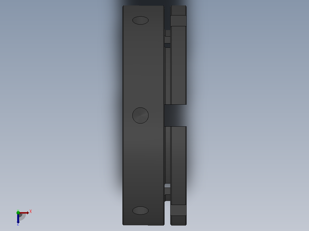 NKA开槽锁紧螺母[NKA M80×2.0]俯视图
