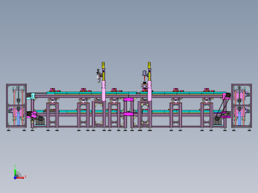 工装流水板组装点胶循环作业非标自动化设备前视缩略图