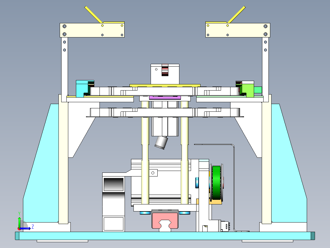 产品上料机构sw23可编辑左视图