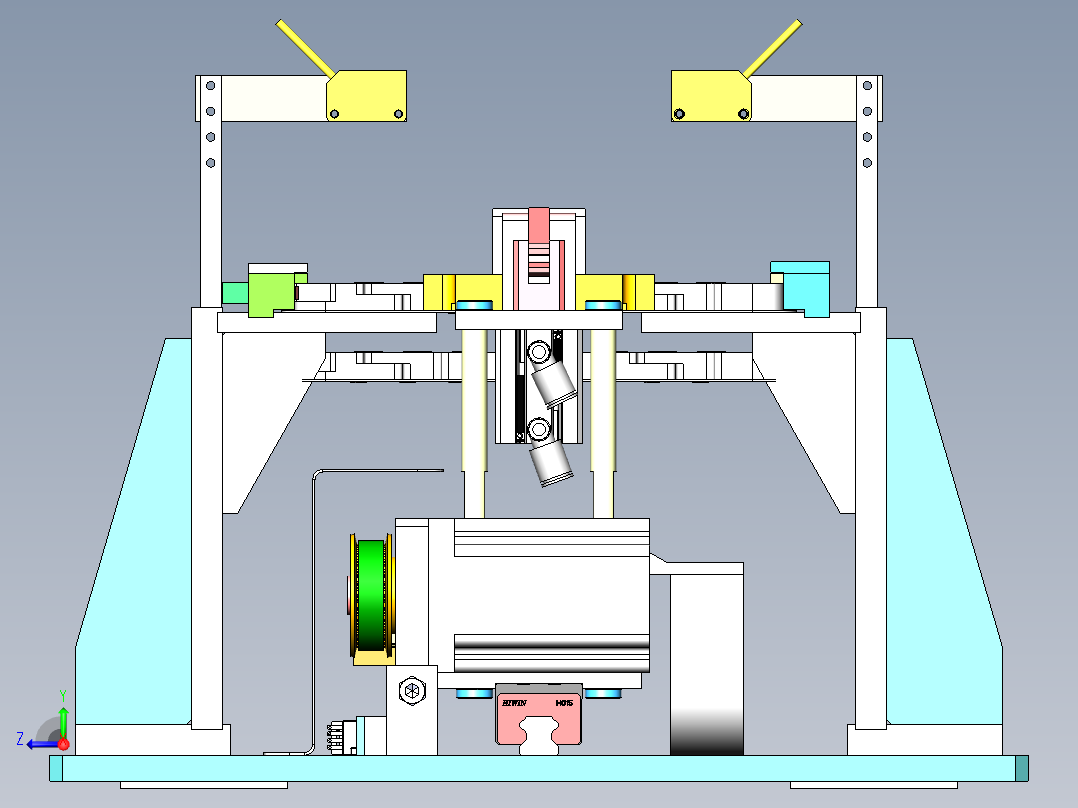 产品上料机构sw23可编辑右视图