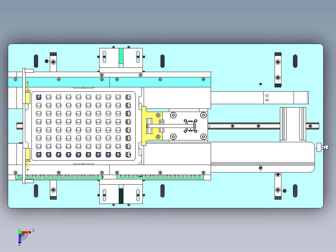 产品上料机构sw23可编辑俯视图