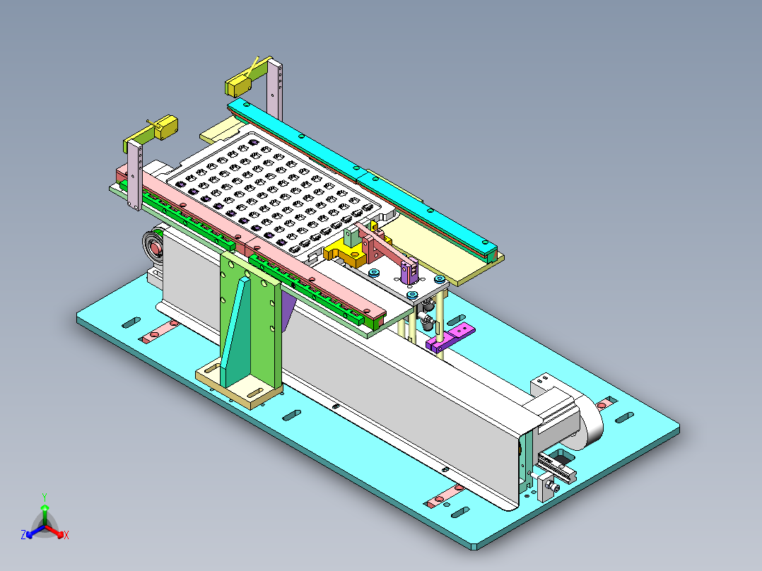 产品上料机构sw23可编辑正等轴测图