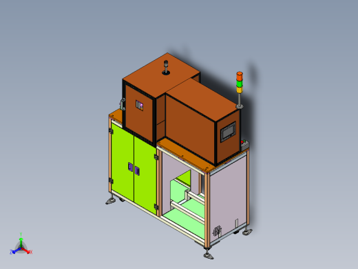 三工位切料根设备