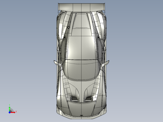 Aston Martin VULCAN限量跑车造型3D建模图纸 CATIA设计 附STP格式前视缩略图