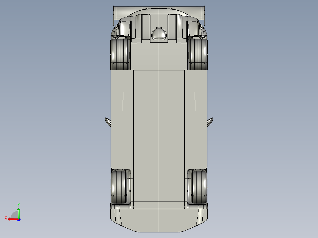 Aston Martin VULCAN限量跑车造型3D建模图纸 CATIA设计 附STP格式后视图
