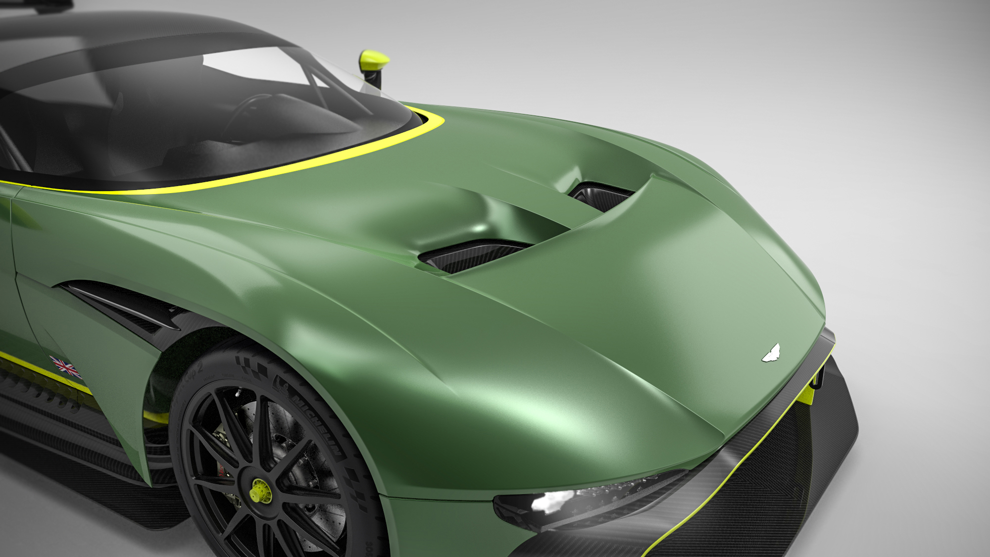 Aston Martin VULCAN限量跑车造型3D建模图纸 CATIA设计 附STP格式