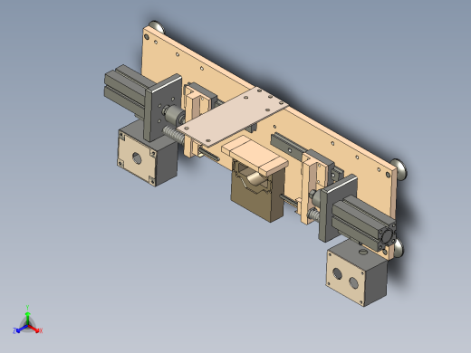 装电机碳刷工装设备3D模型