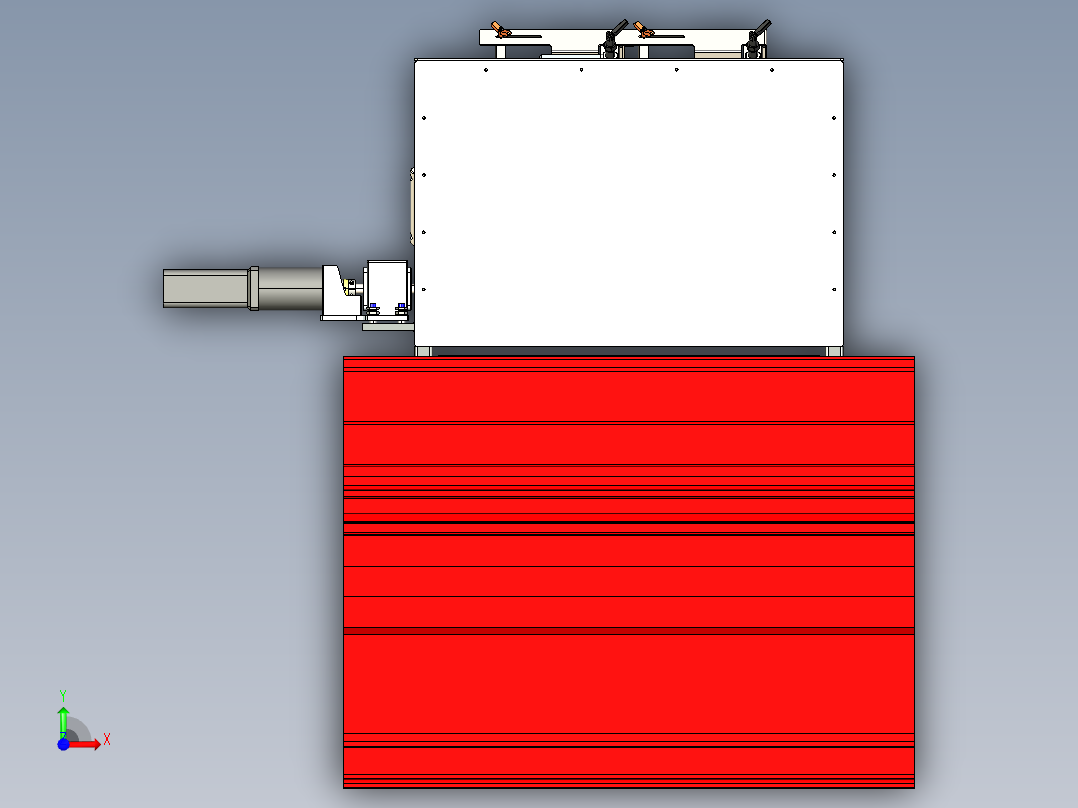 拧紧机设备前视图