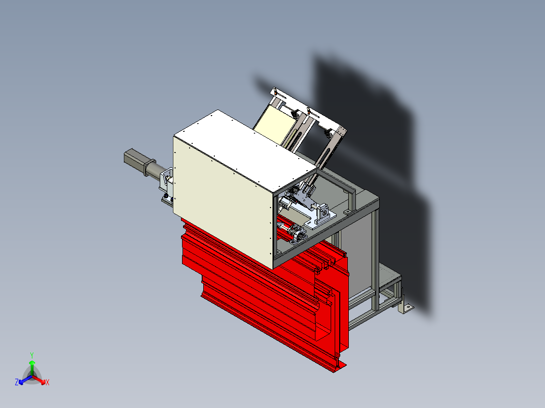 拧紧机设备正等轴测图