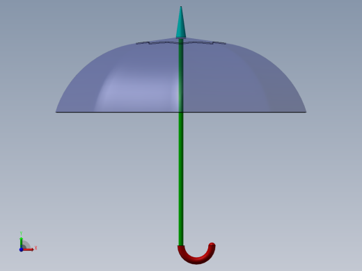 雨伞前视缩略图
