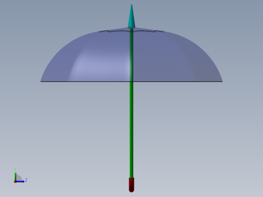雨伞左视缩略图