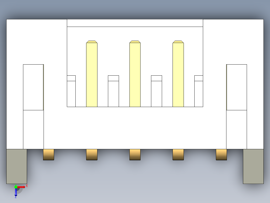 JST-S5B-PH-K-S俯视图