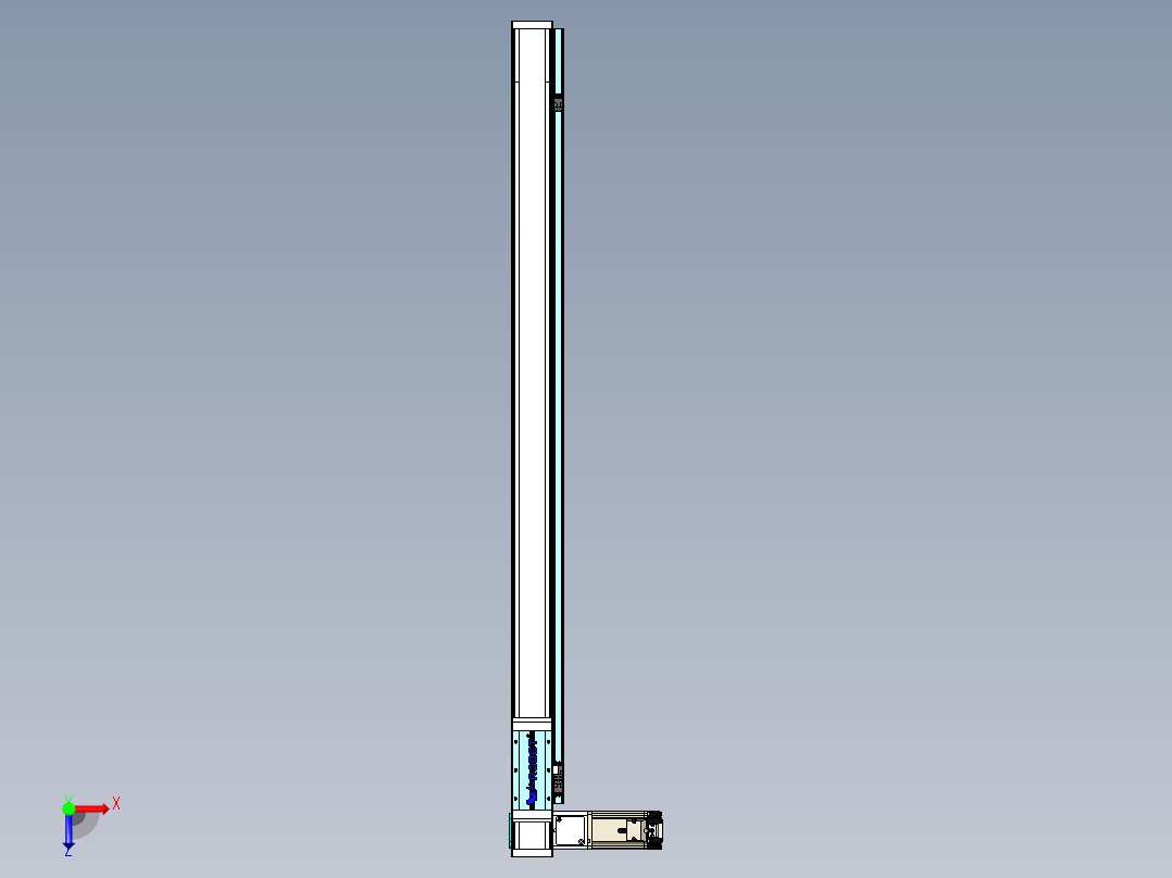 欧规系列-LB6A-L130-S1050-BL-ZP40-C3俯视图