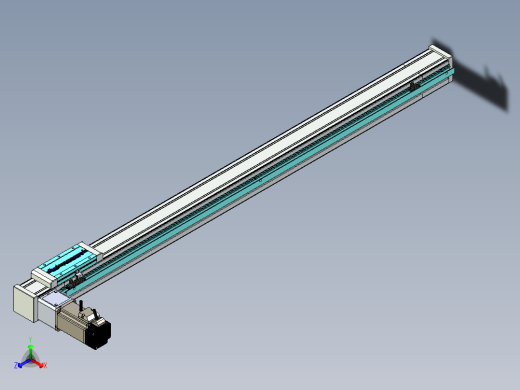 欧规系列-LB6A-L130-S1050-BL-ZP40-C3正等轴测缩略图