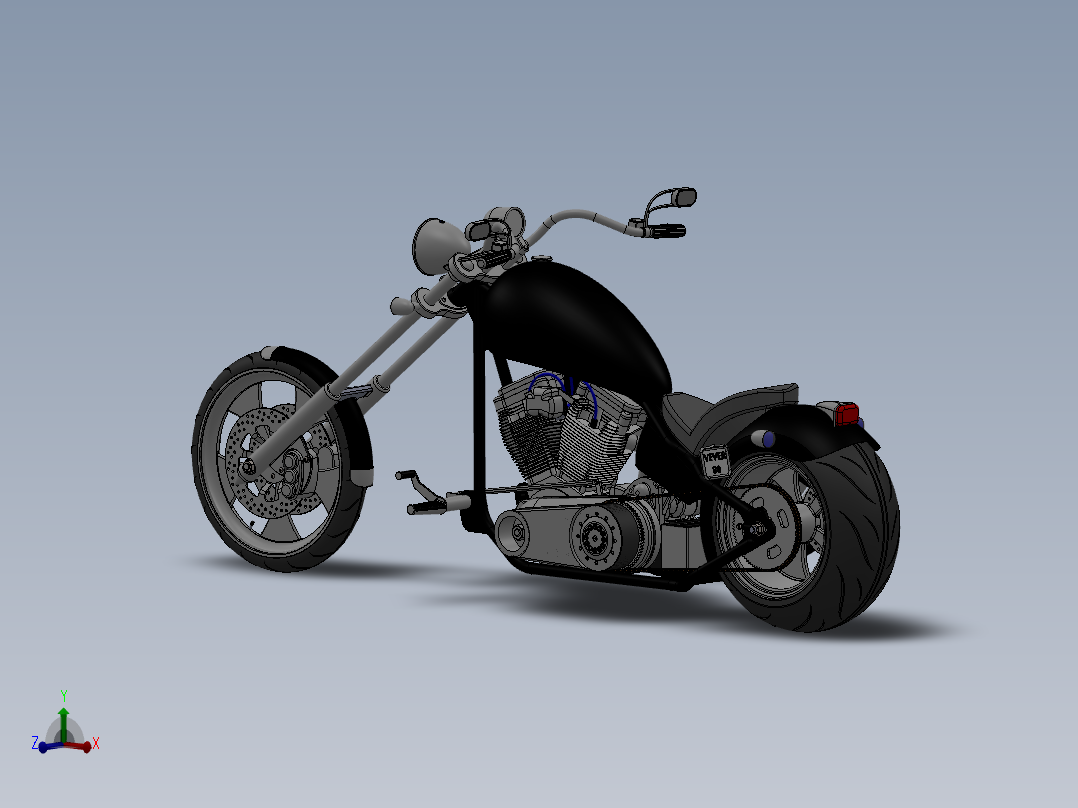 593哈雷摩托车SW设计