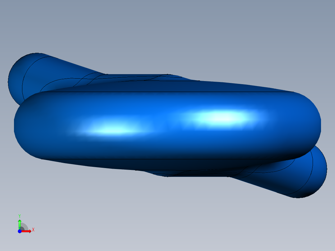 无源元件封装-CAP_DISC_9x3_BL前视图