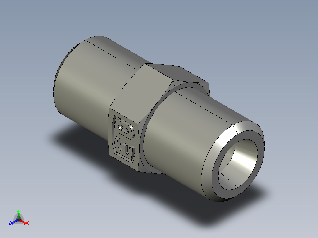卡套式工业通用硬管接头EO Union G04LL71X主视图