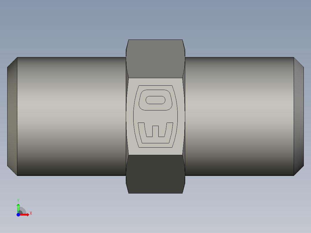 卡套式工业通用硬管接头EO Union G04LL71X前视图