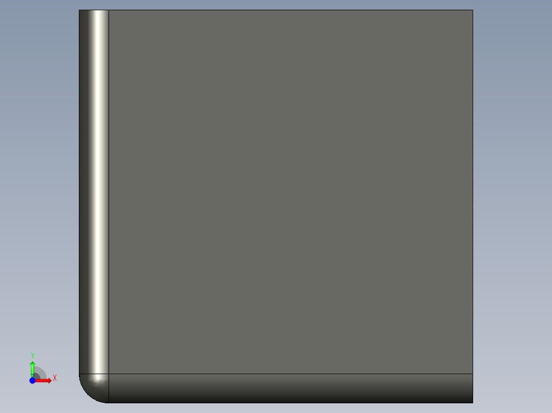 型材-BR 20X20 CORNER BRACKET SQUARE CAP 3842517147前视图