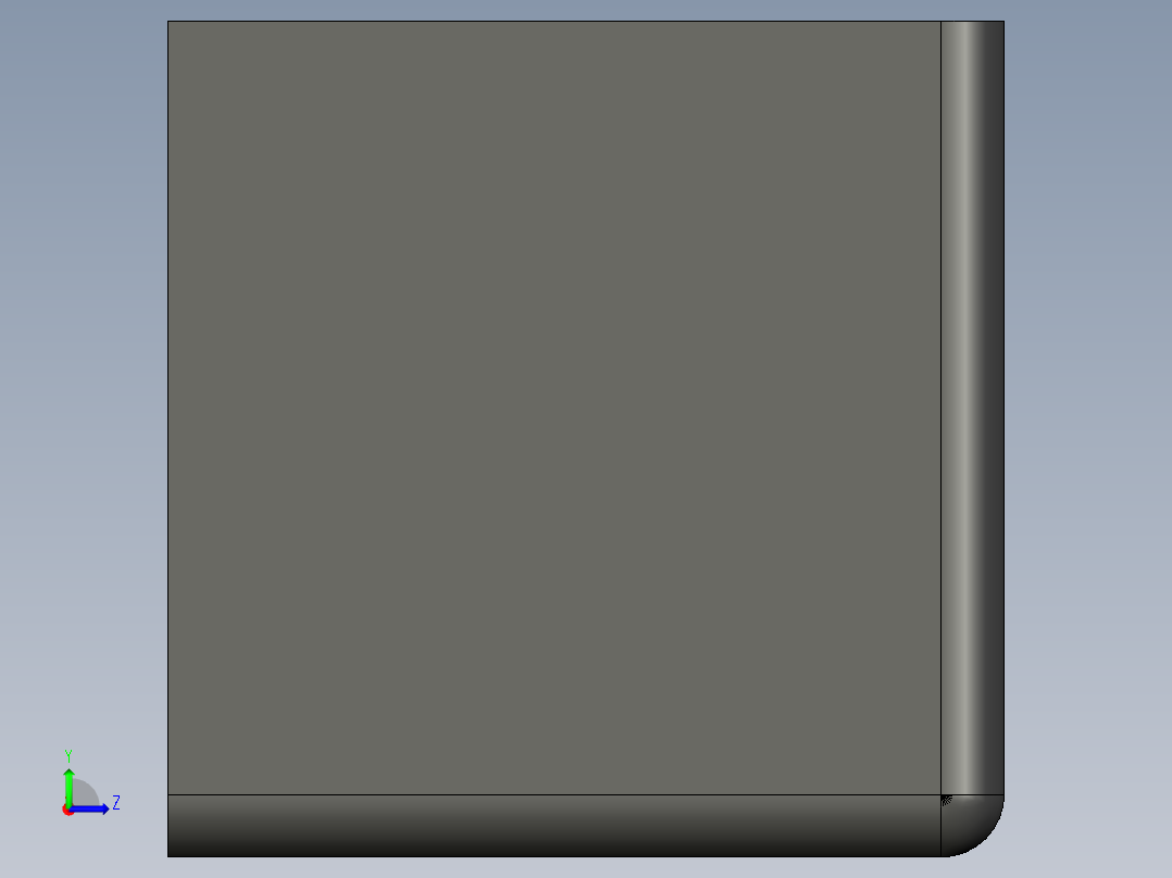 型材-BR 20X20 CORNER BRACKET SQUARE CAP 3842517147左视图