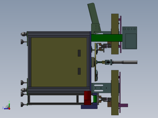 密封圈组装机 3D模型 非标组装设备 3D模型右视缩略图