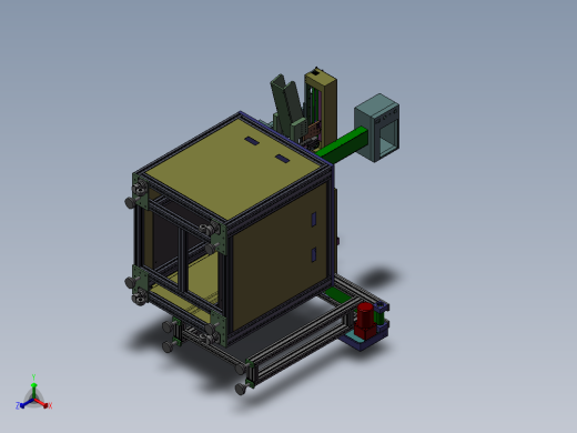 密封圈组装机 3D模型 非标组装设备 3D模型正等轴测缩略图