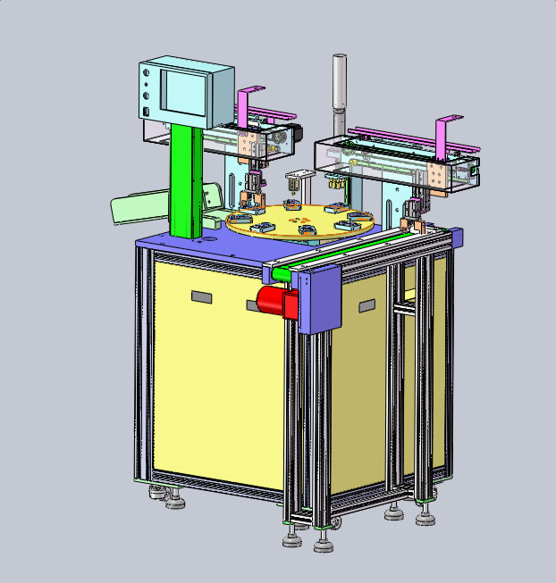 密封圈组装机 3D模型 非标组装设备 3D模型
