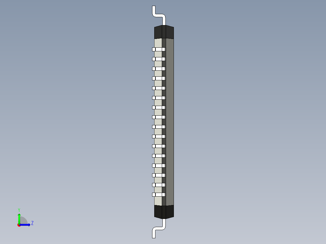 元器件3D封装TQFP64_FPT-64P-M04191左视图