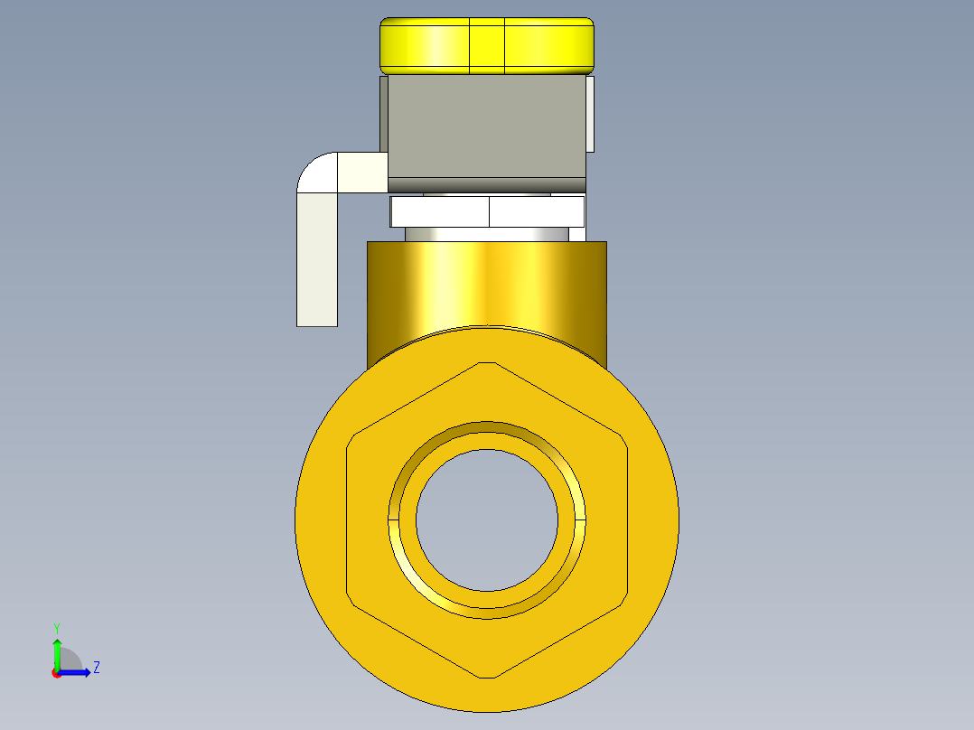 阀门模型-___DN8左视图
